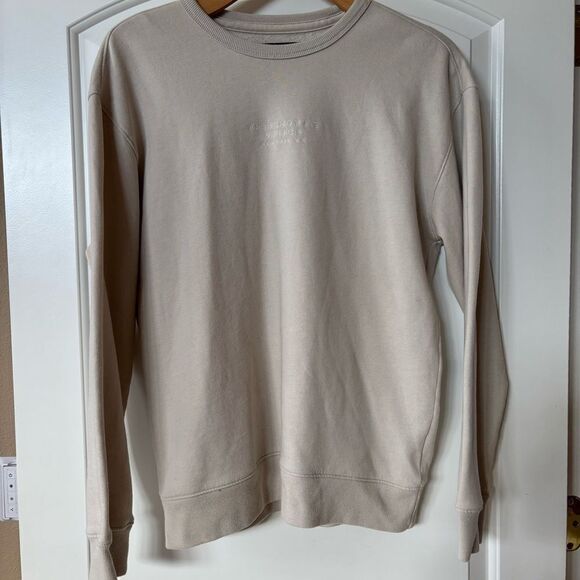 Abercrombie‎ & Fitch Soft A&F Cropped tan beige Sweatshirt size medium - Picture 1 of 6